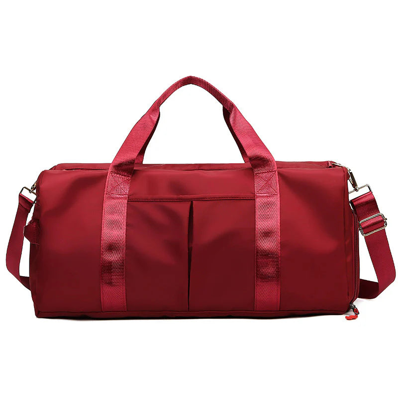 Waterproof Fitness Travel Duffel Bag - Versatile Weekender for All Genders