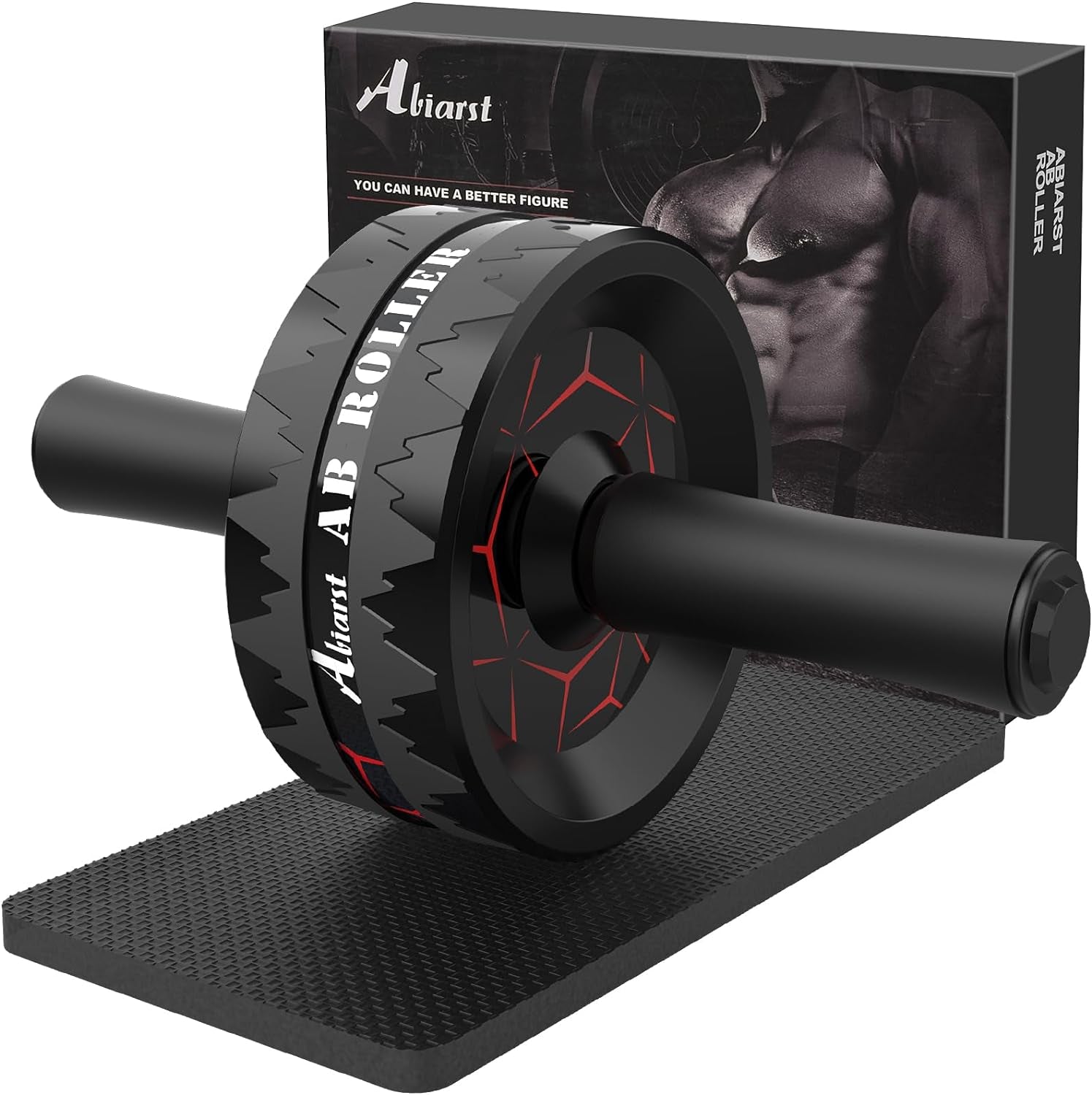 Transform Your Core with the Ultimate Ab Roller Wheel - Perfect for Home Workouts, Includes Knee Pad Accessories!