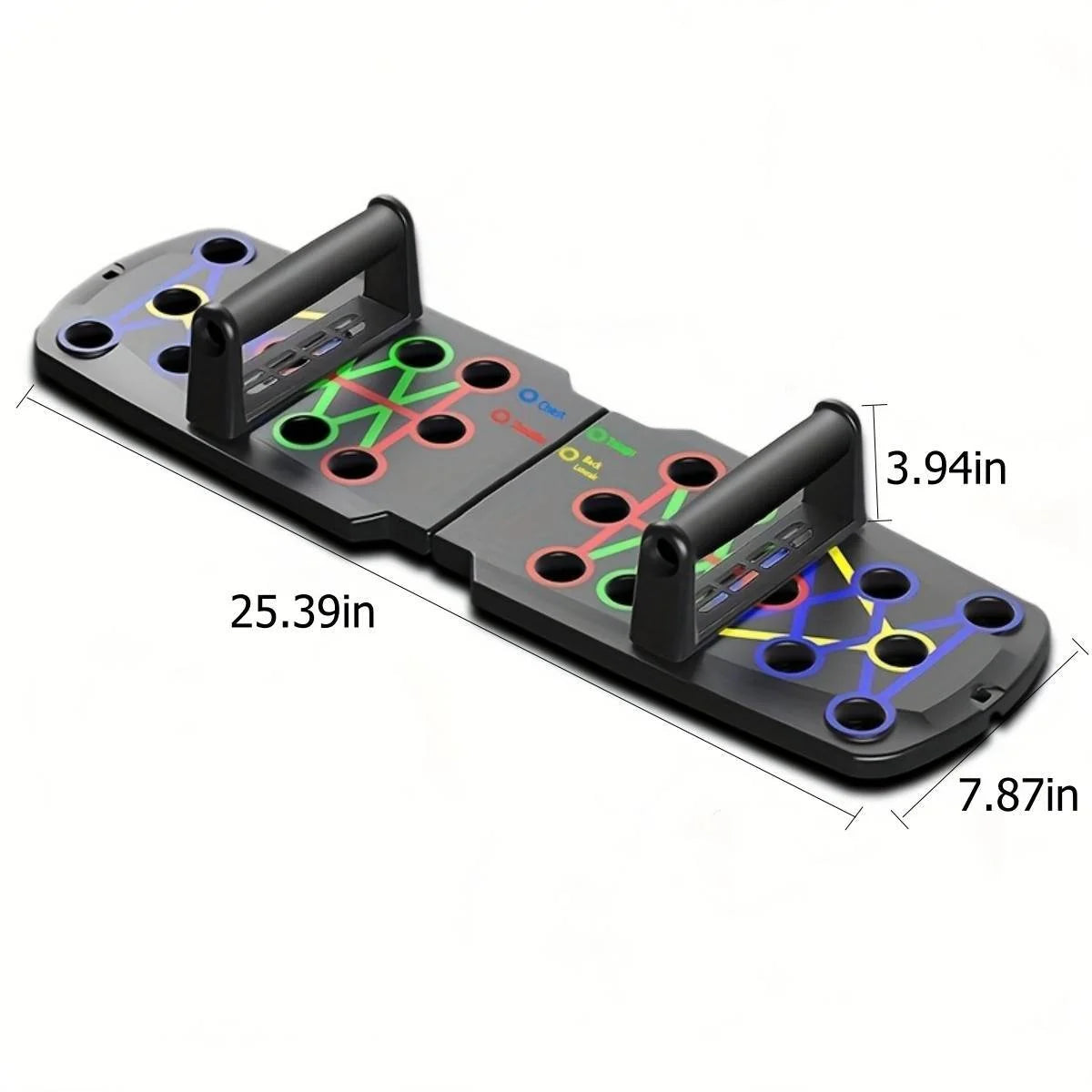 Multifunctional Foldable Push-Up Board for Portable Strength Training - Ideal for Home Gym Workouts for Men and Women