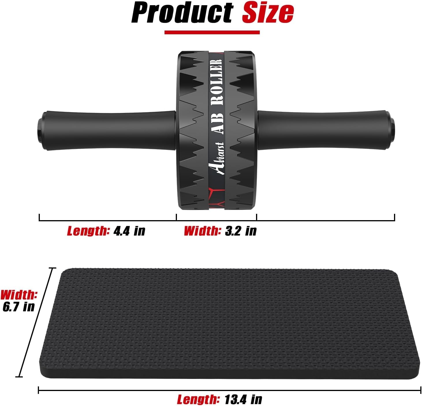 Transform Your Core with the Ultimate Ab Roller Wheel - Perfect for Home Workouts, Includes Knee Pad Accessories!