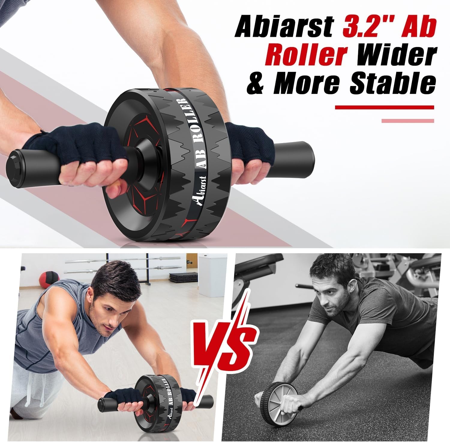 Transform Your Core with the Ultimate Ab Roller Wheel - Perfect for Home Workouts, Includes Knee Pad Accessories!