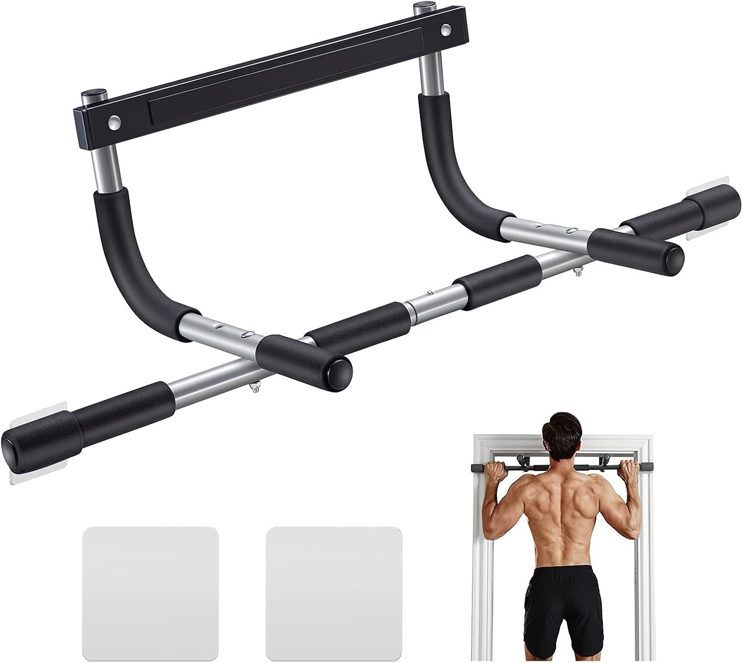 Ally Peaks Multi-Grip Doorway Pull-Up Bar - 440 lb Capacity